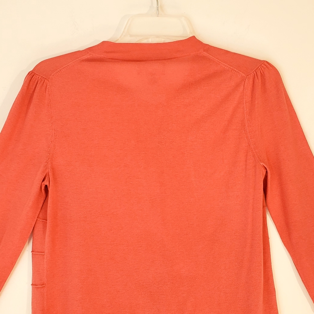 Pure Collection Silk Button Cardigan - Picture 9 of 10